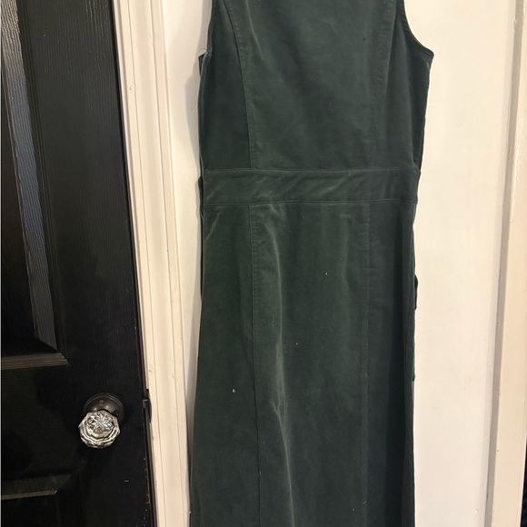 Main Street Exchange Green Corduroy Pinafore Dress - Picture 4 of 4